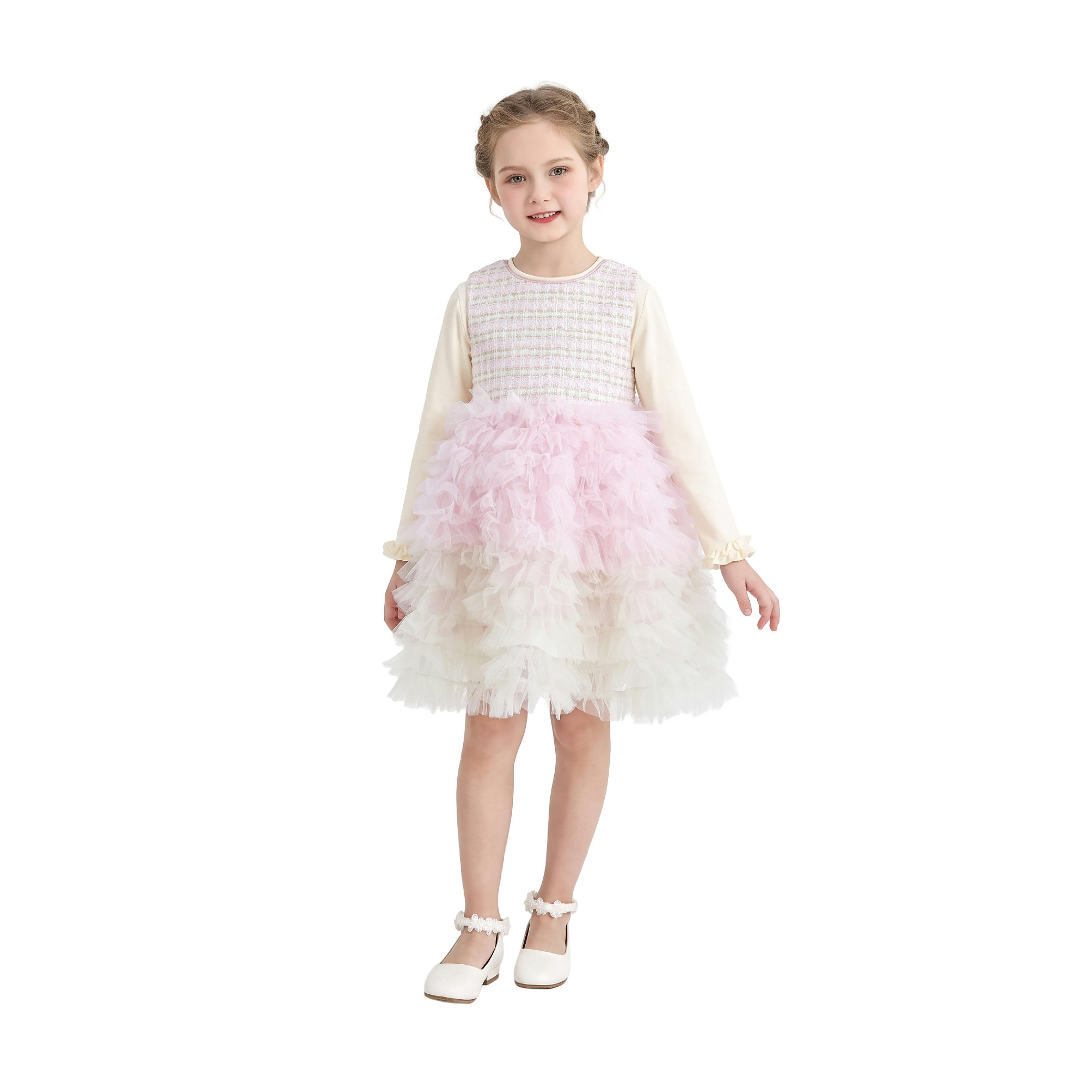 Light Pink Lina Pixie‑Twirl Dress Sets