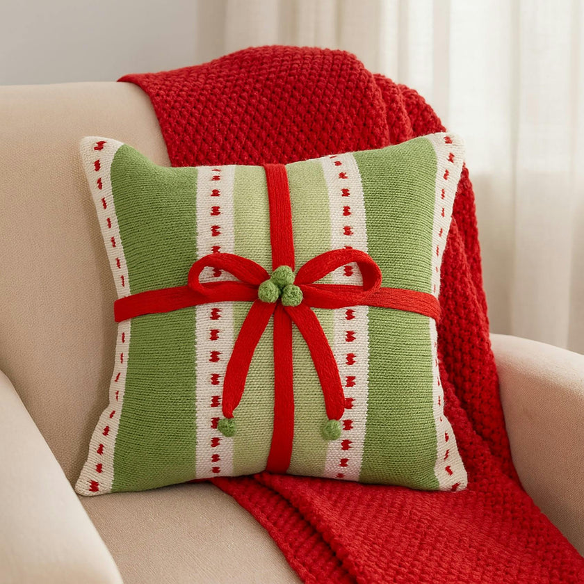 Dot & Stripe Gift Pillow