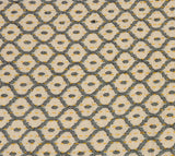 Artisan Hand Loomed Cotton Table Runner - Gray Yellow Stitching - 18"x96" Arcadia Home