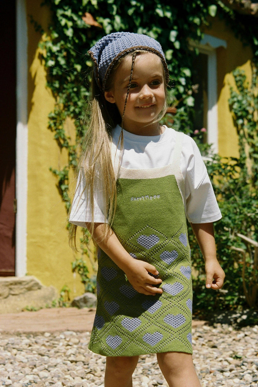 children's organic cotton dress – lemongrass