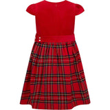 Diana Velvet & Tartan Party Dress
