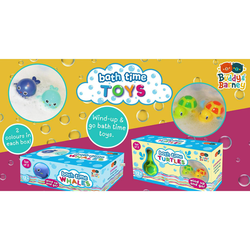 Bath Time: Wind-Up Whales