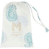 Block-Printed Cotton Fitted Crib Sheet