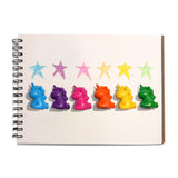 Unicorn Party Finger Crayons - Set of 6