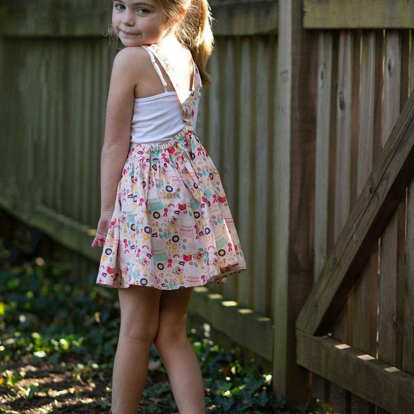 Pinafore Dress in Birthday