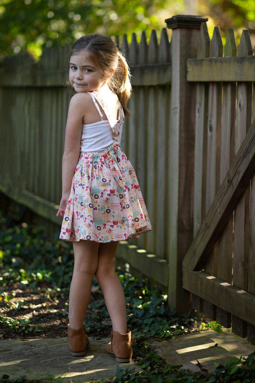 Pinafore Dress in Birthday