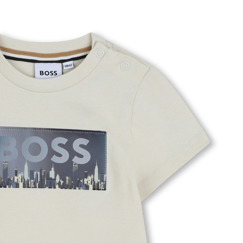 Light Beige Skyline T-Shirt
