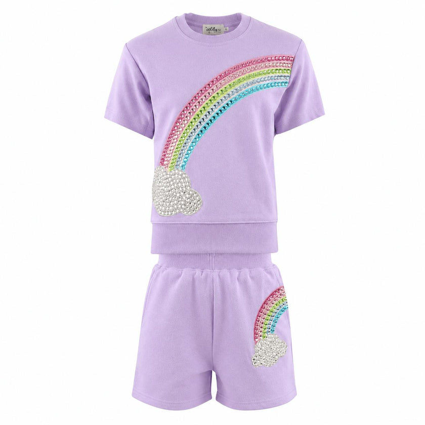 Crystal Rainbow Sky Short Set