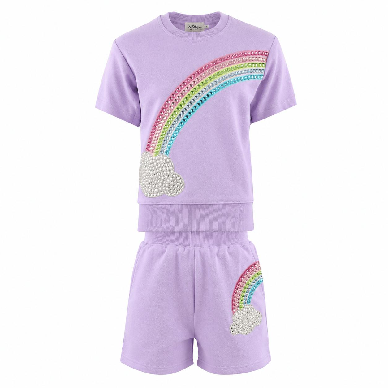 Crystal Rainbow Sky Short Set