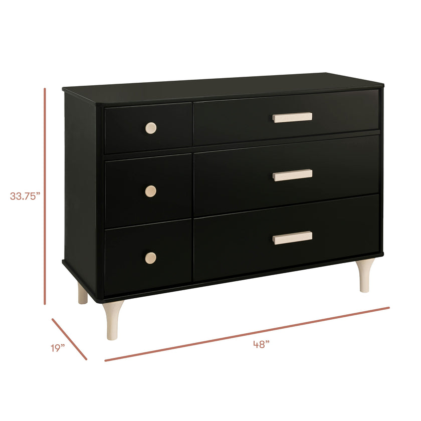 Lolly 6-Drawer Assembled Dresser (48")