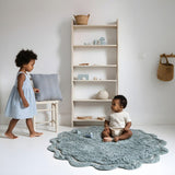 Children's washable cotton mat SWEET APRIL AQUA