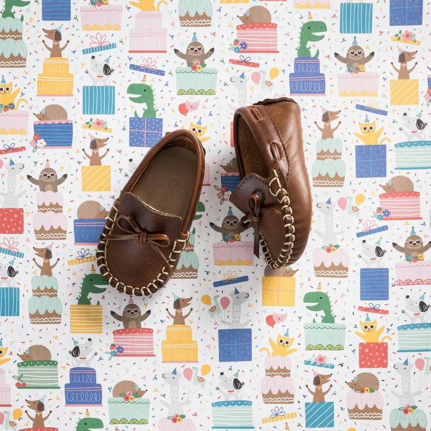 Baby Driver Loafer | Brown Leather