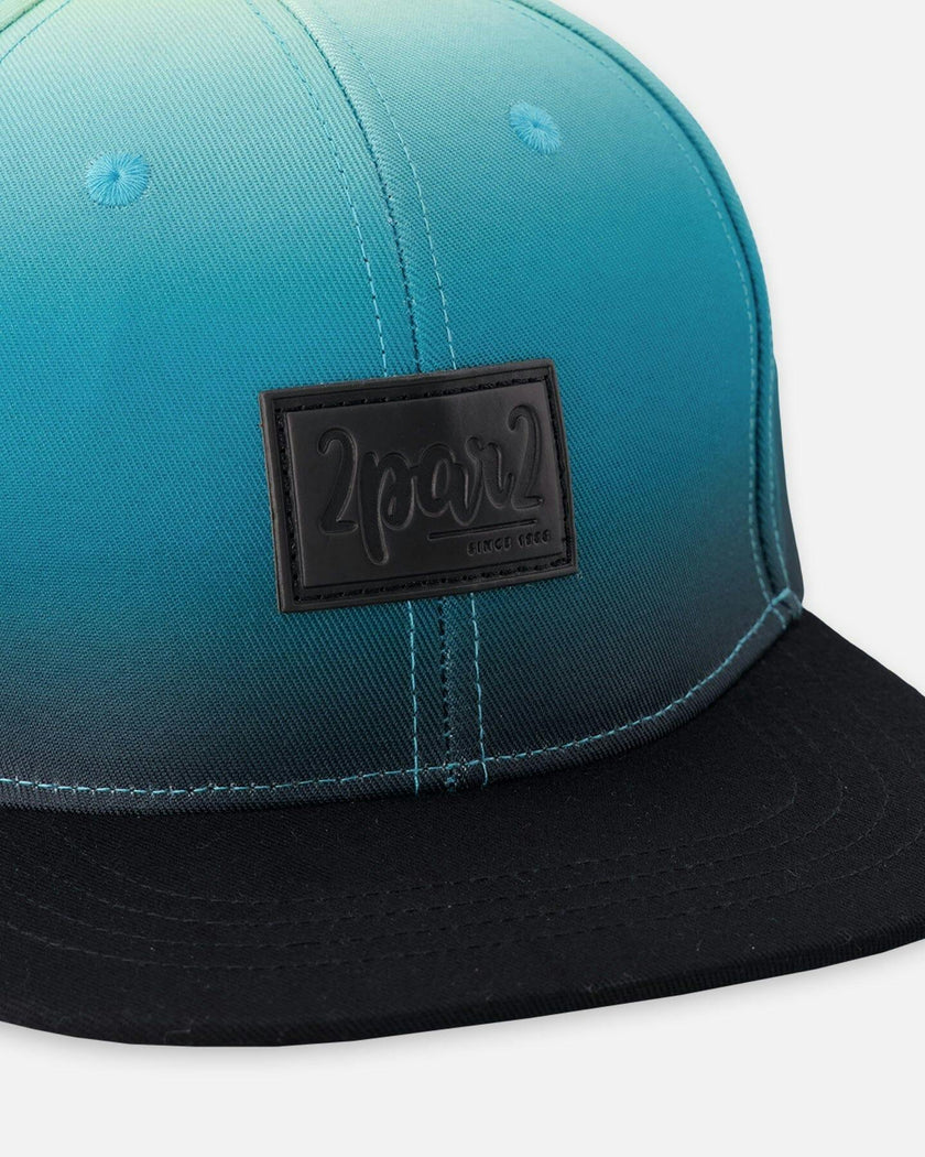 Cap Lime To Black Gradient