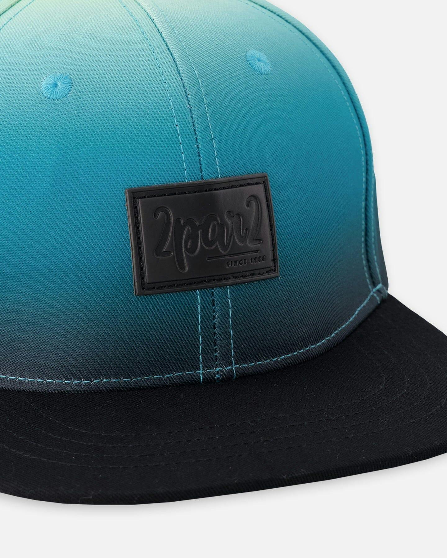 Cap Lime To Black Gradient