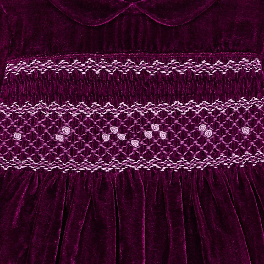 Smocked Baby Party Dress Petra