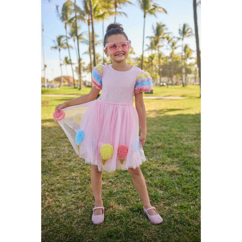 Ice Cream Shimmer Tulle Dress