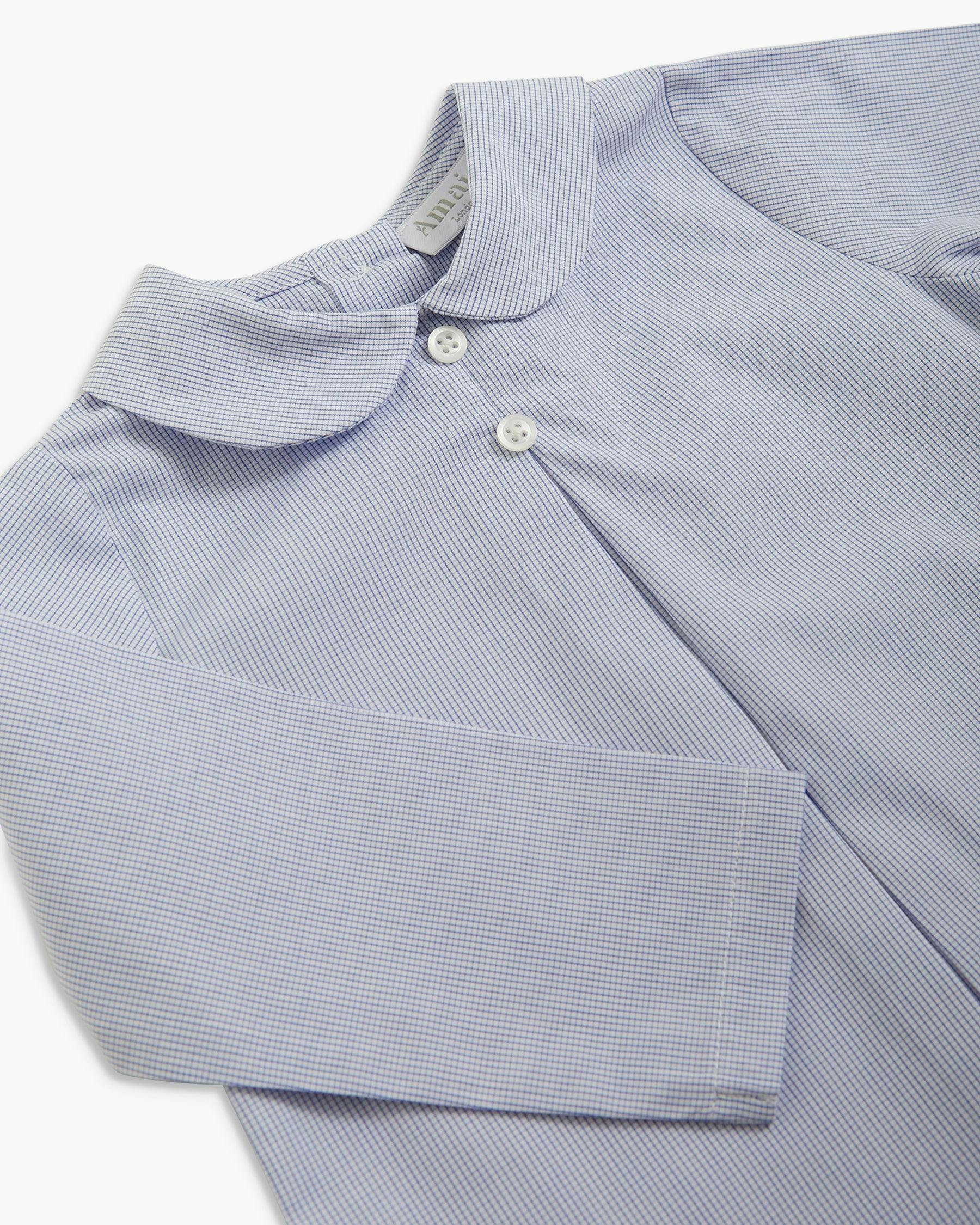 Darius Shirt Navy Minicheck