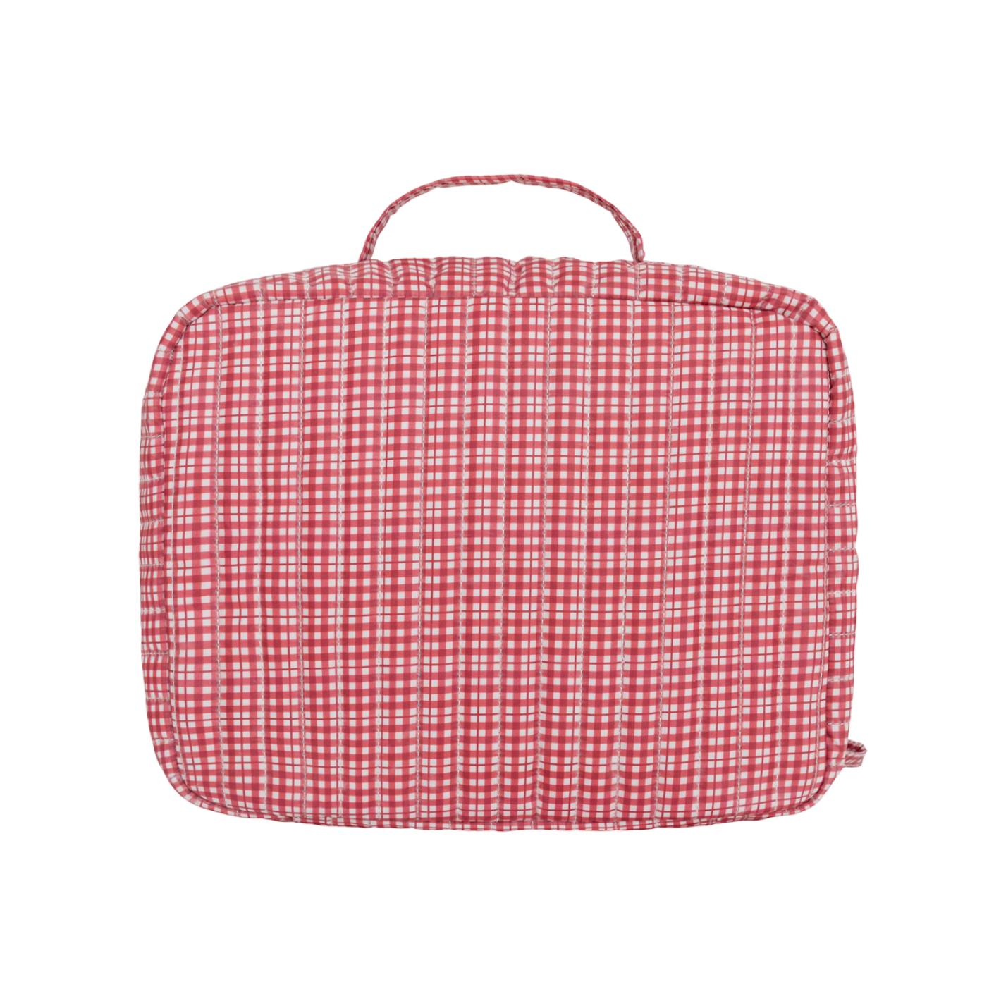 Poppy Gingham Coated Lunchbox