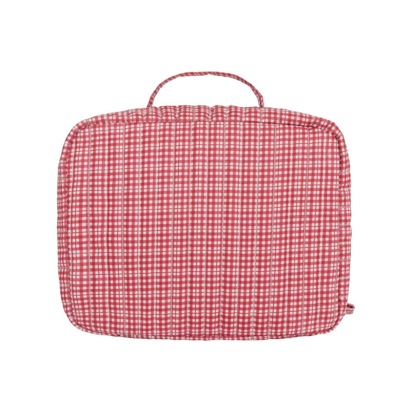 Poppy Gingham Coated Lunchbox