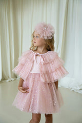 Full Sparkle Pink Dress Set