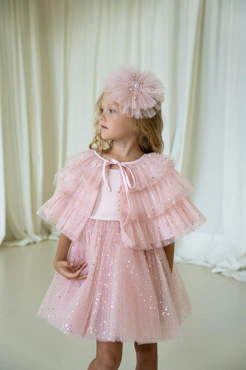 Full Sparkle Pink Dress Set