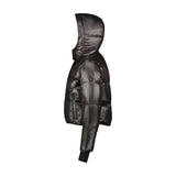 Mixed Media Teen Bomber - Black