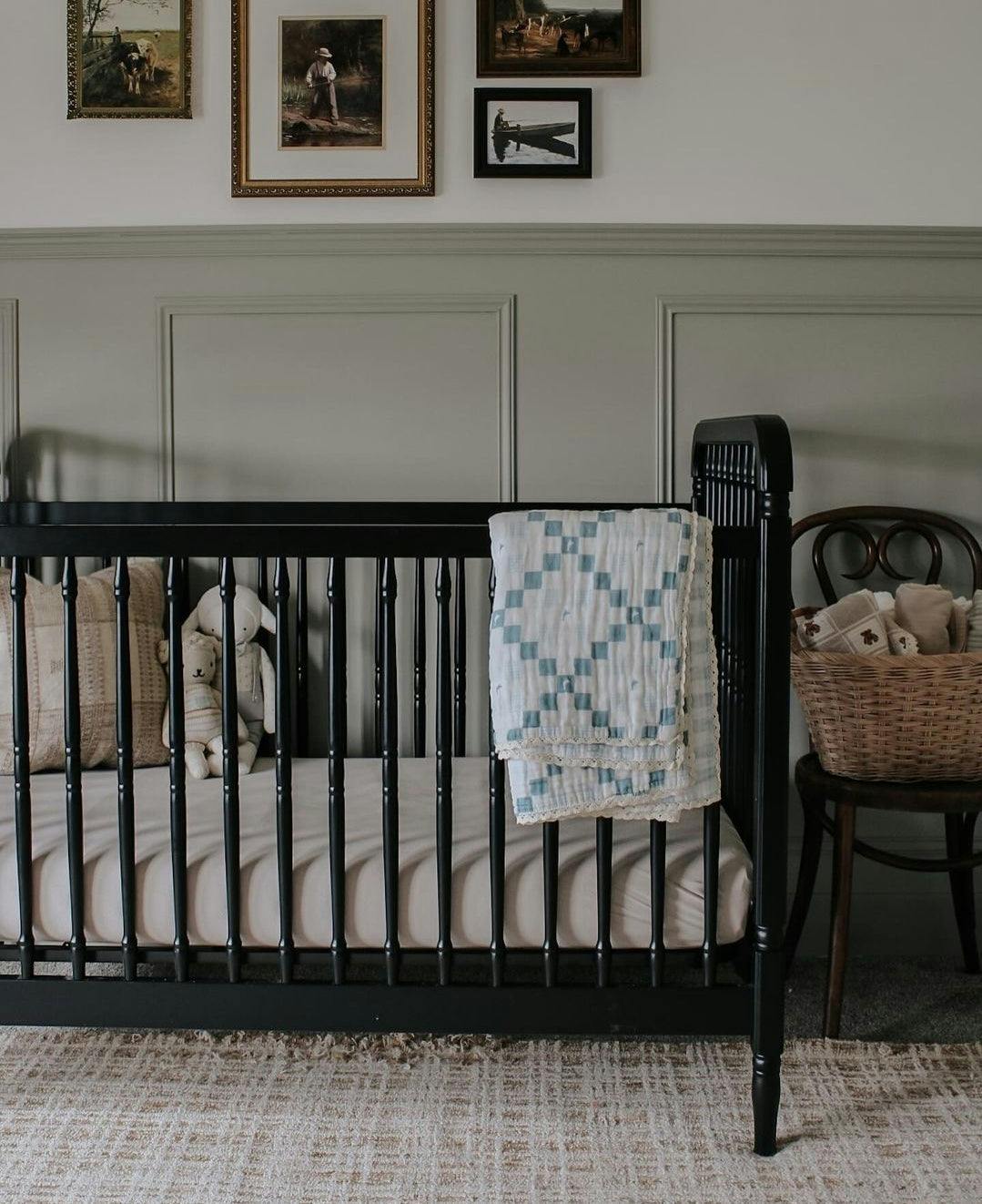Grandma's Goose QUILTED 6 Layer Gauze Blanket