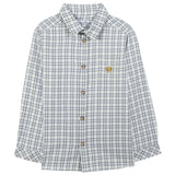 Plaid Long Sleeve Button-Down Shirt