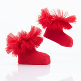 Multicolor 3pc Tulle Frill Socks Set