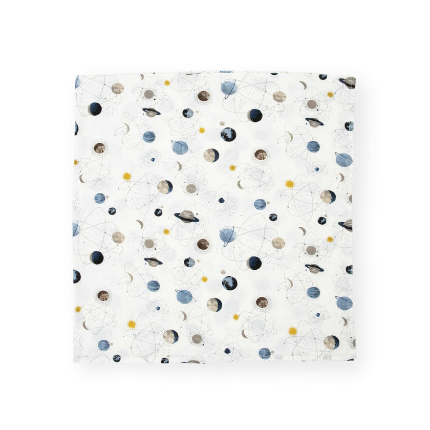 Stretch Knit Swaddle Blanket - Planets