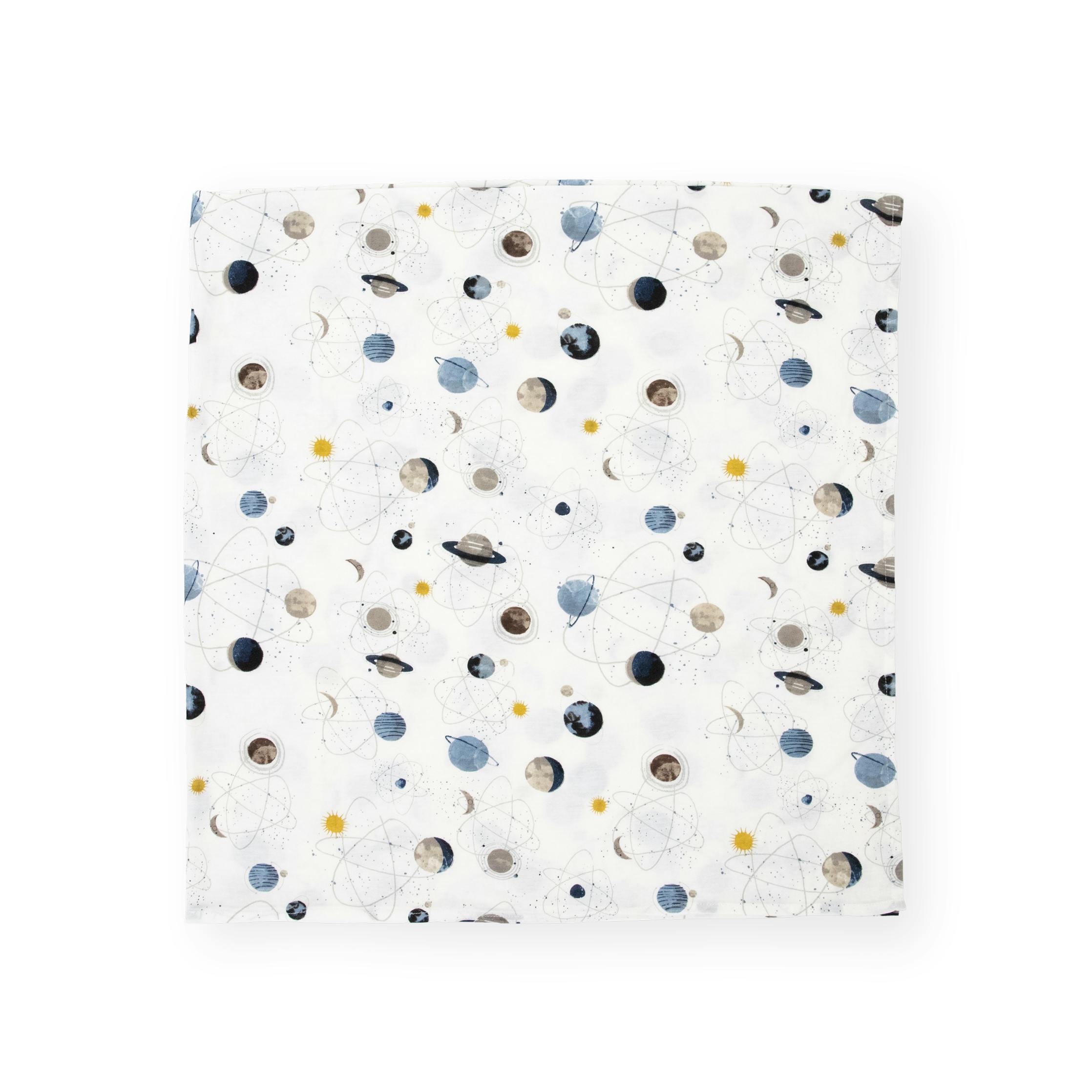 Stretch Knit Swaddle Blanket 2 Pack - Planets