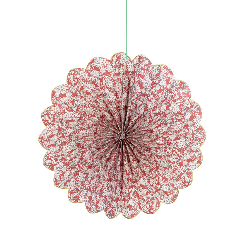 Meri Meri x Liberty Red & Green Giant Pinwheels