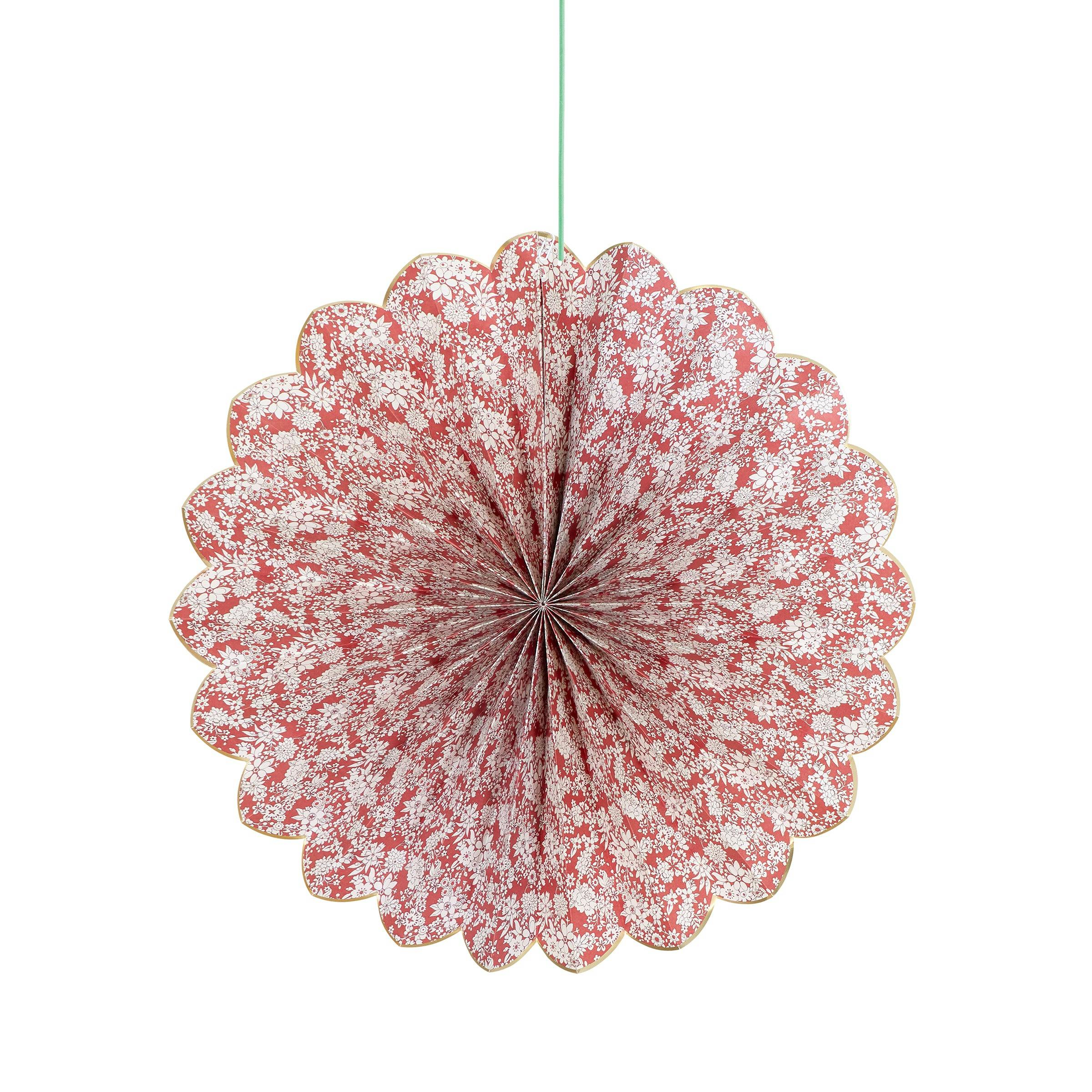Meri Meri x Liberty Red & Green Giant Pinwheels