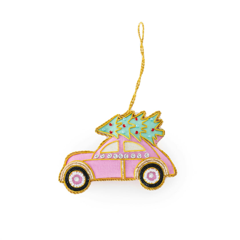Punch Buggy Christmas Ornament