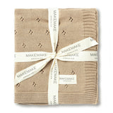 Organic Cotton Pointelle Baby Blanket