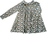 Charlie Dress and Bloomer Set in Woodland Floral in Cocoa
