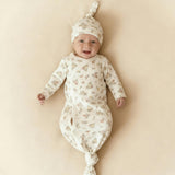 Organic Kimono Knotted Sleep Gown