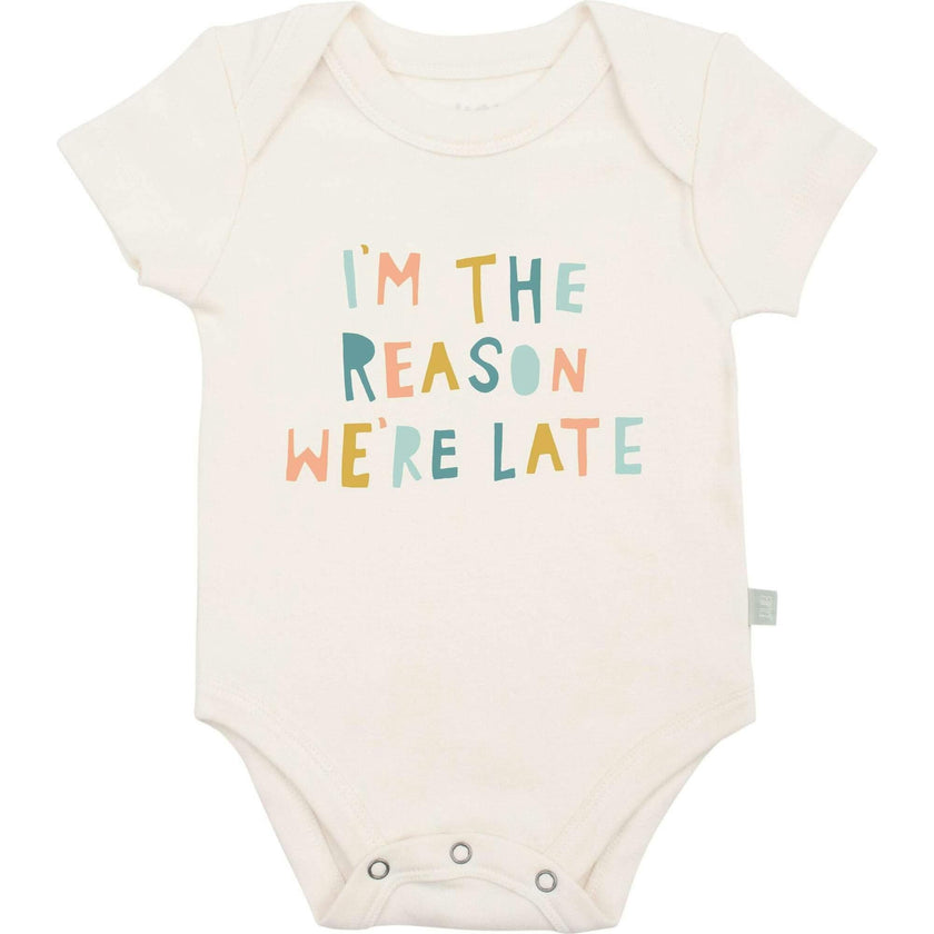 graphic bodysuit | reason we are late