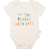graphic bodysuit | reason we are late