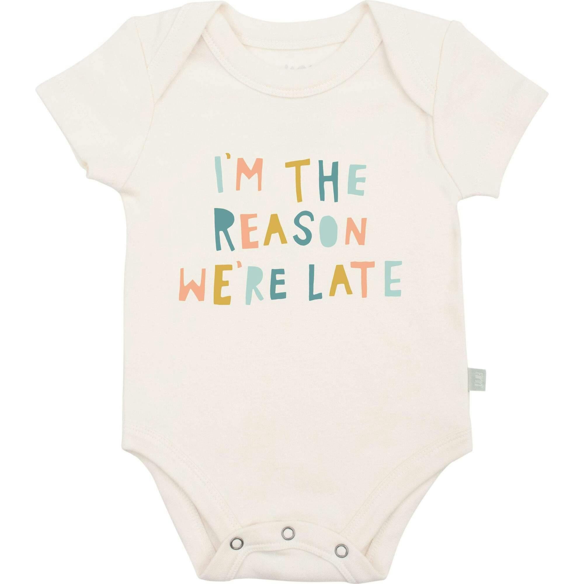 graphic bodysuit | reason we are late