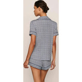 Gisele Printed TENCEL™ Modal Relaxed Short PJ Set, Blue