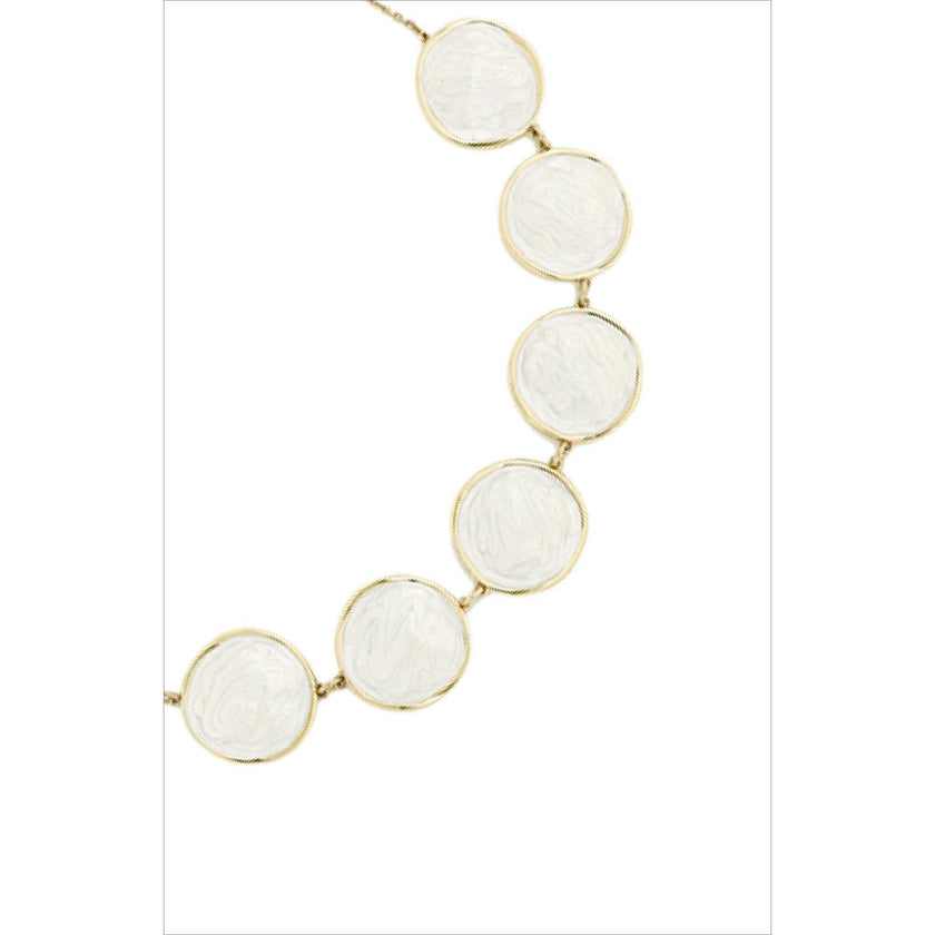 Enamel Ripple Necklace