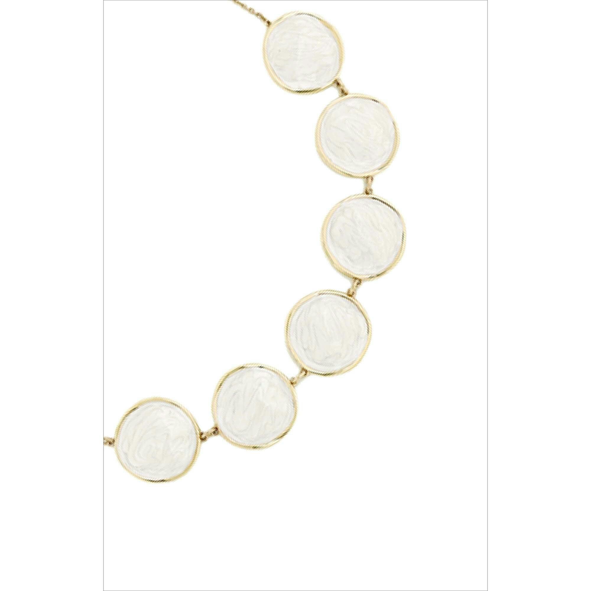 Enamel Ripple Necklace