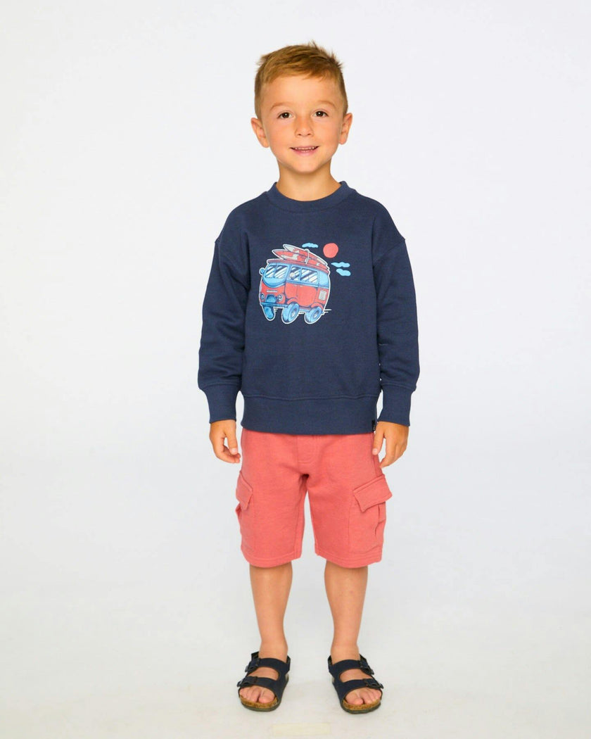 French Terry Sweatshirt Blue