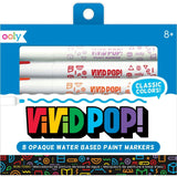 Vivid Pop! Water Based Paint Markers - Set of 8