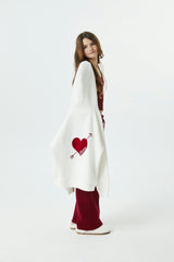 Lea White French Terry Oversized Hoodie - Ace