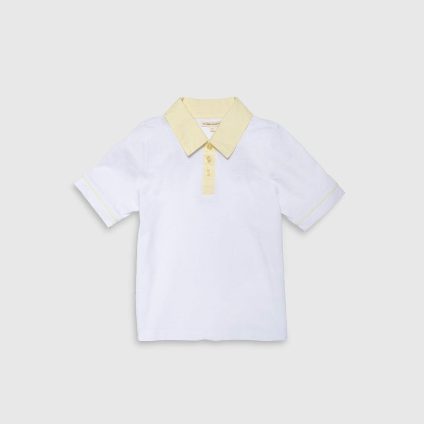 Tech Play Polo in Lemonade Trim
