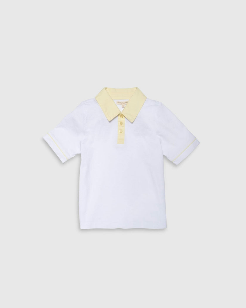 Tech Play Polo in Lemonade Trim