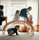 Kids Wooden XL Rocker & Climber Play Arch