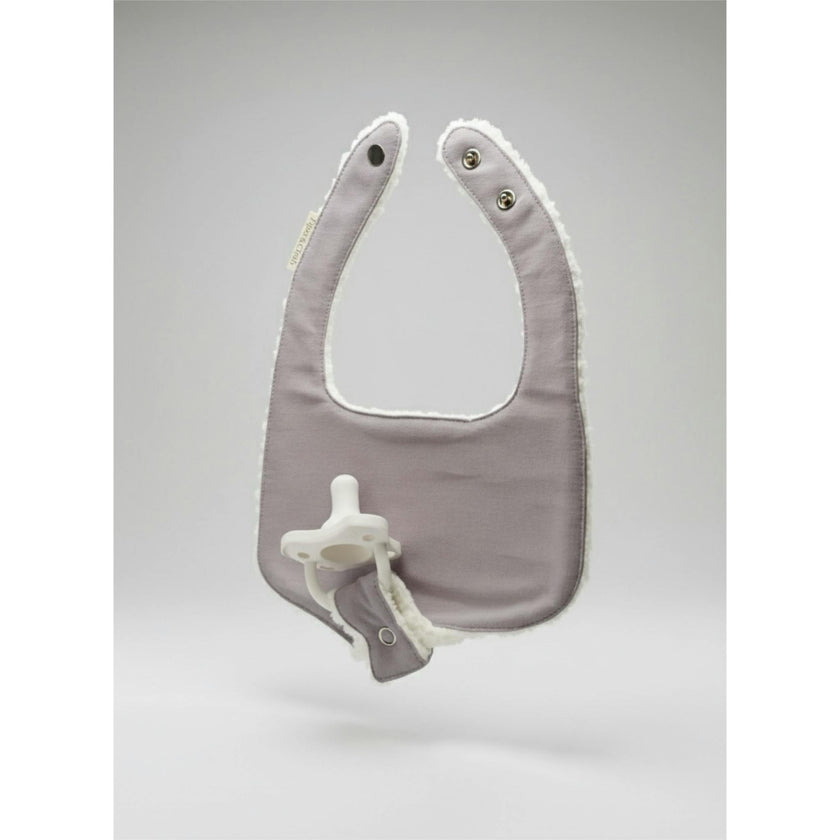 Sooth & Snap Pacifier Bib | Lavender Drift